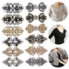 Women Girls Vintage Shawl Collar Clasp Cardigan Clip Sweater Swirl Clip Cape Cloak Clips Brooch
