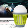 Emergency Solar Light Outdoor Waterproof Camping Lamp Rechargeable Mosquito Killer Bug Zapper Light Indoor Silent Repellent Lamp