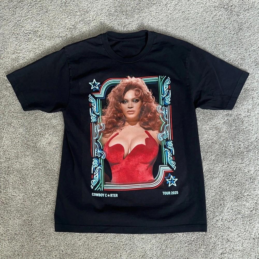 Beyonce Cowboy Carter Tour 2025 Репринт Лас-Вегас Унисекс S-4XL Унисекс Футболка