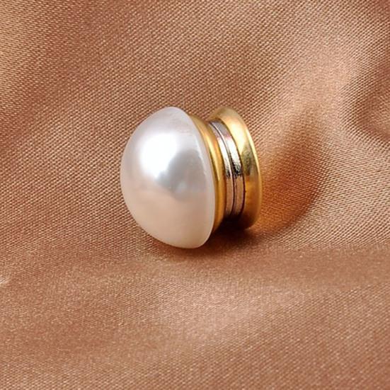 Брошь на булавке в форме сердца, магнитная женская искусственная жемчужина, без следов, зажим для шарфа, декор для одежды