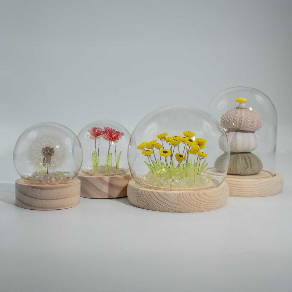 Floral Glow Garden Dome – 2 Dandelions – LED USB