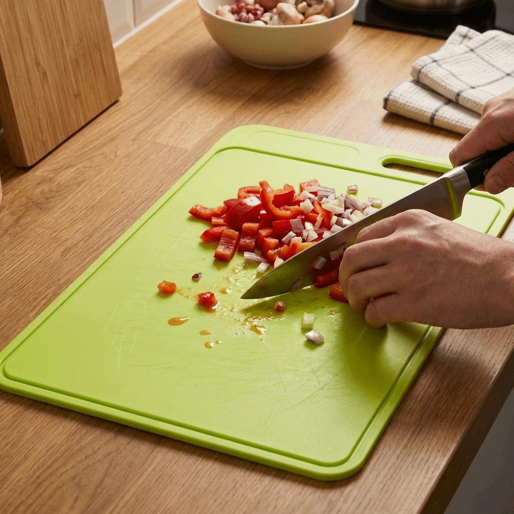 Non-Slip Silicone Cutting Board Hanging Cutting Block Mat Anti-Mold Cutting Board Camping