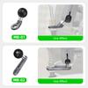 FANAUE Aluminum 1 inch Ball Head Adapter 25mm Mount Base Motorcycle Phone Holder Handlebar for DJI GoPro Insta360 Action Camera