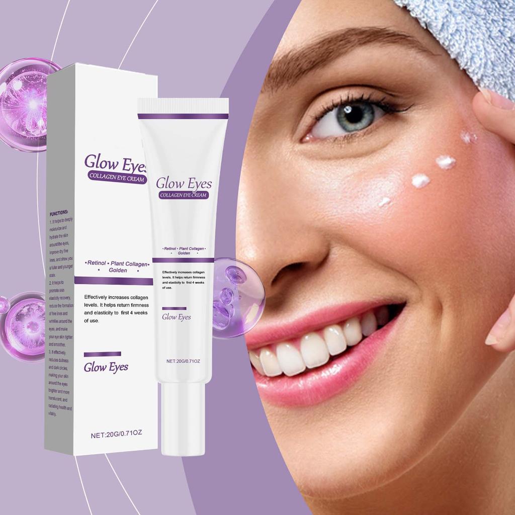 Коллагеновый крем для глаз Укрепляющий Увлажняющий и Гидратирующий Кожа вокруг глаз Нежный уход Питательный и Осветляющий Крем для глаз