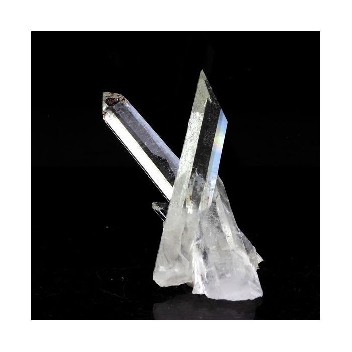 Pierres et Minéraux. Quartz. 36.0 ct. La Gardette Mine, Bourg d'Oisans, Isère, France.