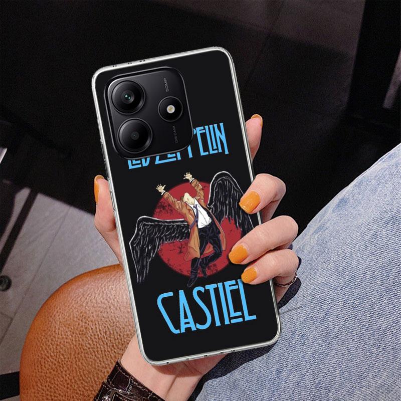 Angel Castiel Supernatural Phone Case For Xiaomi Redmi Note 15 14 13 12S 12 11 Pro Plus 14S 11S 11E 10 10S 11T 5G Personalized C