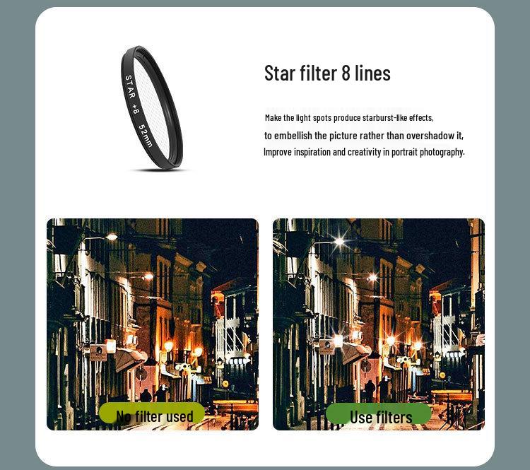 Чехол-фильтр для объектива Apple iPhone 13 Pro - Набор линз CPL 52 мм