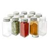 Органайзер для специй 120 мл Стеклянная бутылка для специй Контейнеры для хранения специй Квадратные контейнеры Контейнер для приправ Бутылка