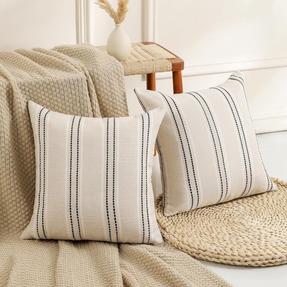 Bohemian Throw Pillow Covers Striped Pattern Decorative Pillowcase New Cushion Covers  Home Decor