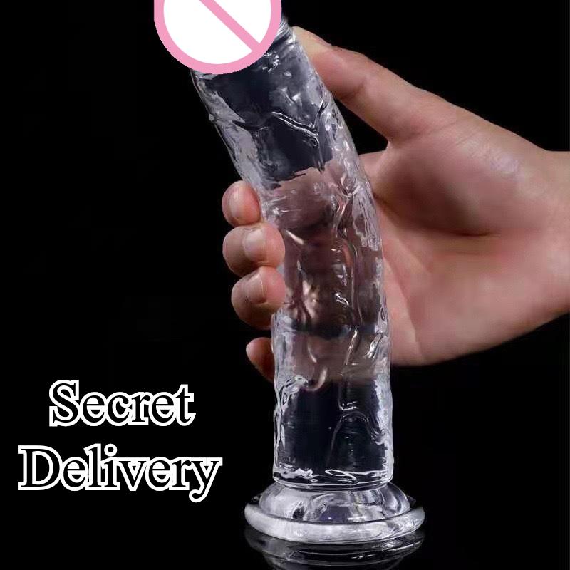 Реалистичный Большой Дилдо 7 Размеров Женские Эротические Анальные Секс-Игрушки Дилдо Присоска Желейный Член Гей Мягкий Клитор Вагинальные Мастурбаторы Пенис
