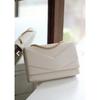Women's Cream Envelope Box Shoulder Bag