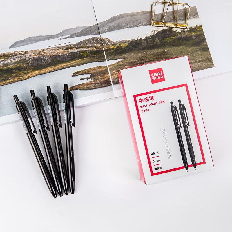 Deli S304 Retractable Gel Pen