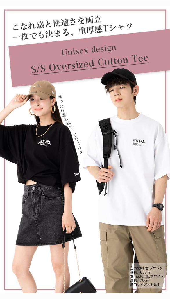 NEW ERA Oversized Typography Graphite S T-Shirt S/S