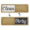 Dishwasher Magnet Surface Dirty Sign Easily Indicate To Dishwasher Status Magnet Easy Clean Clean Dishwasher Sign for Kitchen