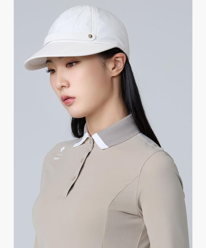 DESCENTE GOLF Женская стеганая кепка Dq42Wfcpo5