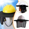 Construction Safety Reflective Hard Hat Neck Shield Helmet Sun Shade Reflective Stripe Kit Summer Sun Protection Prevent Sunburn