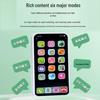 Развивающий музыкальный игрушечный телефон: Подходит для малышей, Сенсорный экран со световыми эффектами для раннего обучения