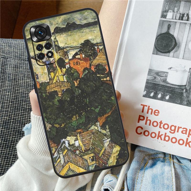Egon Schiele Art Case For Xiaomi Redmi Note 12 10 9 11 Pro 9S 10S 11S 12S Cover For Redmi 12 9C 10C 12C 13C