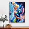 Полная круглая алмазная вышивка Стежок Обнял фею Искусство Стразы Картина Мозаика Сделай сам 5D Вышивка крестом Домашнее украшение