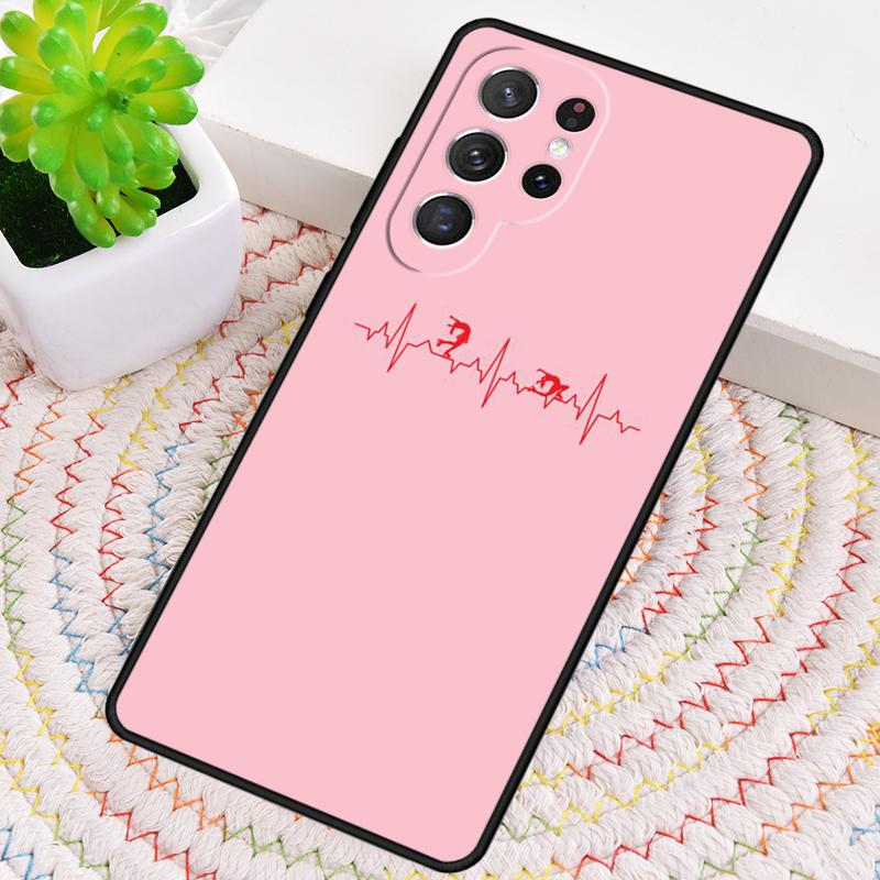 Чехол для телефона для Samsung Galaxy note 10 pro S26 Ultra S23 S24 FE S25 S21 S22 PLUS с изображением фигурного катания, танцевального спорта, ударопрочный