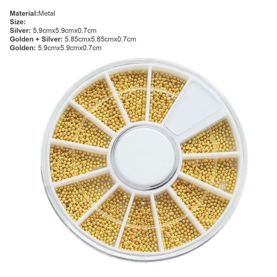 Прочная бусина с крепким золотым блеском