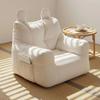 Soft Fabric Lazy Sofa Comfortable Ergonomic Kids Sofa Chair Bear Shaped Fluffy sofa  Living Room