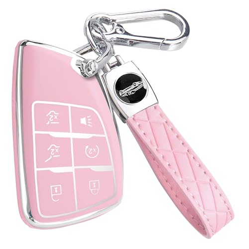 Чехол для брелока для Chevy Suburban Tahoe GMC Yukon Denali Buick Enclave с брелоком премиум-класса мягкий чехол для брелока из ТПУ дистанционный держатель для ключей 6 кнопок
