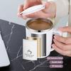 350ml Thermos Mug 304 Stainless Steel Coffee Cup with Handle Leak-Proof Vacuum Flask Insulated Cup Portable Thermal Water Bottle