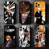 Мягкий чехол для телефона Bleach Kurosaki Ichigo для iPhone 16 16E 17 Air 15 Pro Max 14 Plus 13 Mini 11 12 7 Черная задняя крышка