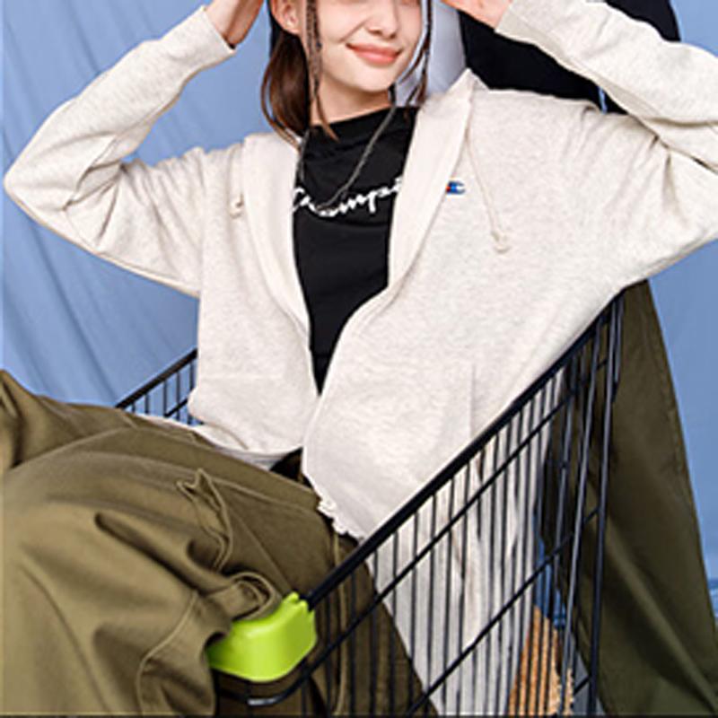 Champion Sweatshirt Japan Version Unisex Ecru C3-Q103-M104