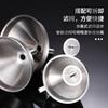 304 Stainless Steel Funnel Utility Kitchen Gadget Oil Leakage Wine Leakage Thickened Multi-specification Size Number with Mesh