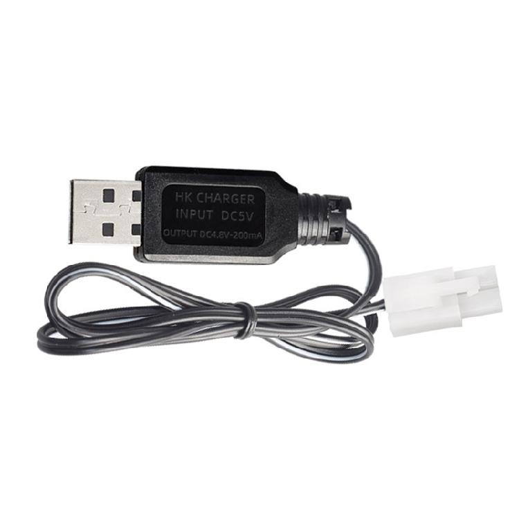 Зарядные устройства USB для аккумуляторов NiMh/NiCd 4,8 В 200 мА с разъемом KET-2P и USB-кабелем