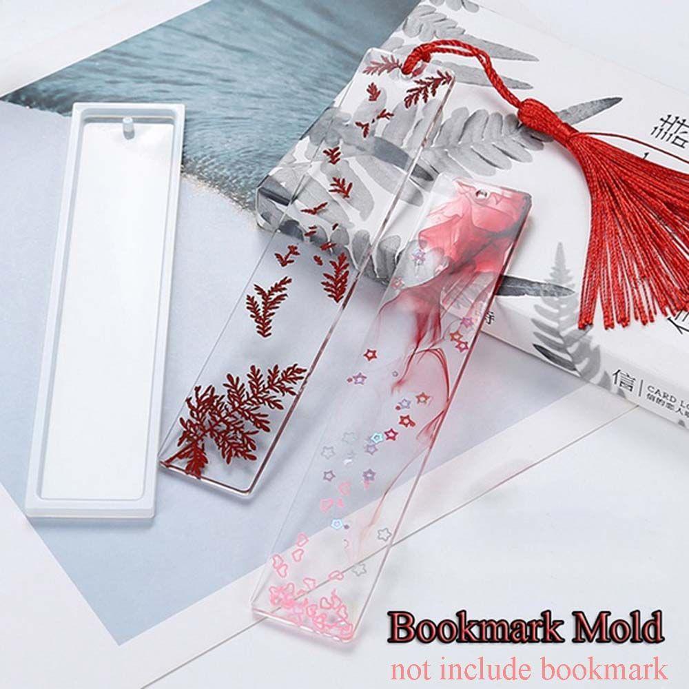 1 PCS Resin Silicone Transparent DIY Equipments Bookmark Mold Jewelry Tools Mould Making