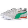 Puma Roma Og Nylon Mesh Synthetic Leather Sports Comfort Low Top Lifestyle Shoes Unisex Sneakers Gray Green Red 362408-36