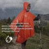 Водонепроницаемый дождевой пончо с капюшоном и термоизоляцией для кемпинга и выживания