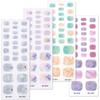 New Gel Manicure Stickers Toe Stickers Waterproof Hot Stamping Semi-cured Nail Stickers