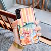 Чехол для телефона с сардинами для Samsung S26 S25 Plus S20 S20 Plus S22 Ultra S23 FE S21 Plus S21 Ultra Стеклянная крышка