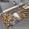 3D Pebble Carpet Floor Mat Household Bathroom and Toilet Absorbent Anti Slip Quick Drying Foot Mat