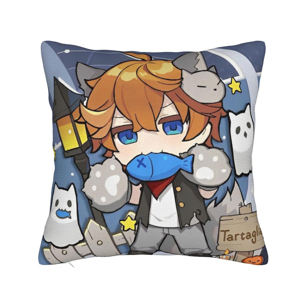 Furina Genshin Impact Game Pillowcase Printing Fabric Cushion Cover Gift Throw Pillow Case Cover Chair Drop Shipping 45X45Cm
