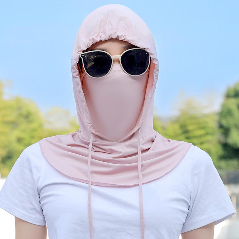 1 шт. маска для лица защита от солнца шея накидка на голову для езды на велосипеде на открытом воздухе модный мягкий дышащий анти-УФ солнцезащитный головной убор