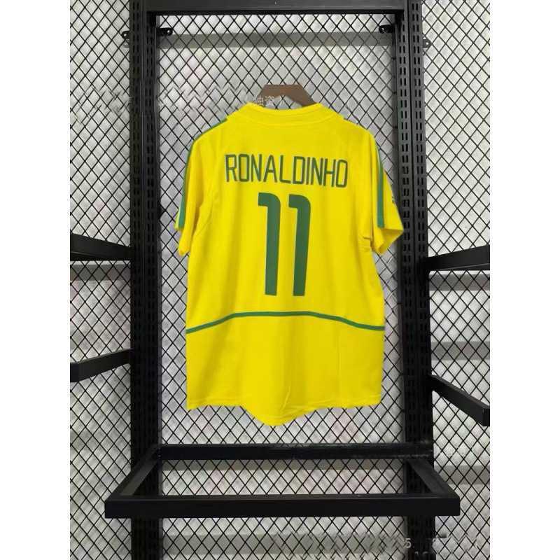 Retro National Team Football Jerseys 02 Brazil 06 France Argentina Croatia Printed Soccer Men Women