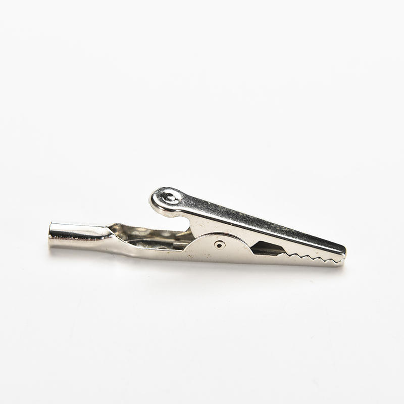 10X зажимов для проверки типа «крокодил» из нержавеющей стали, винтовой зажим для кабеля и щупа