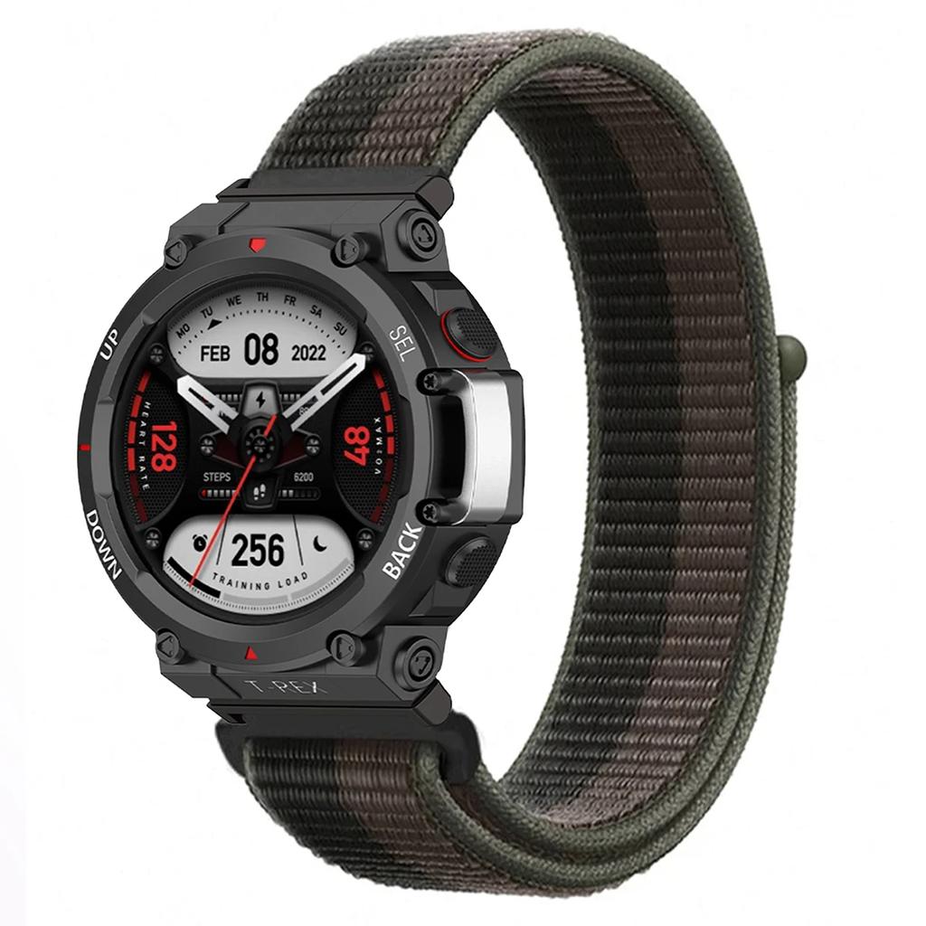 Нейлоновый ремешок-петля для умных часов Huami Amazfit T-REX 3/2, женский/мужской браслет для Amazfit T-Rex/T-Rex Pro, ремешок на запястье Correa