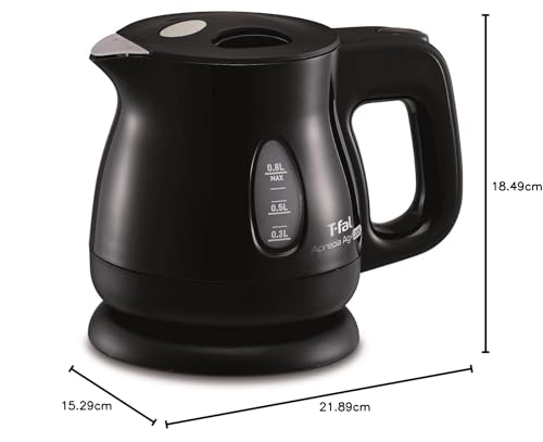 T-FAL Electric kettle apureshiaeji positive lock (0.8L) KO4308JP onyx black Japan used like new