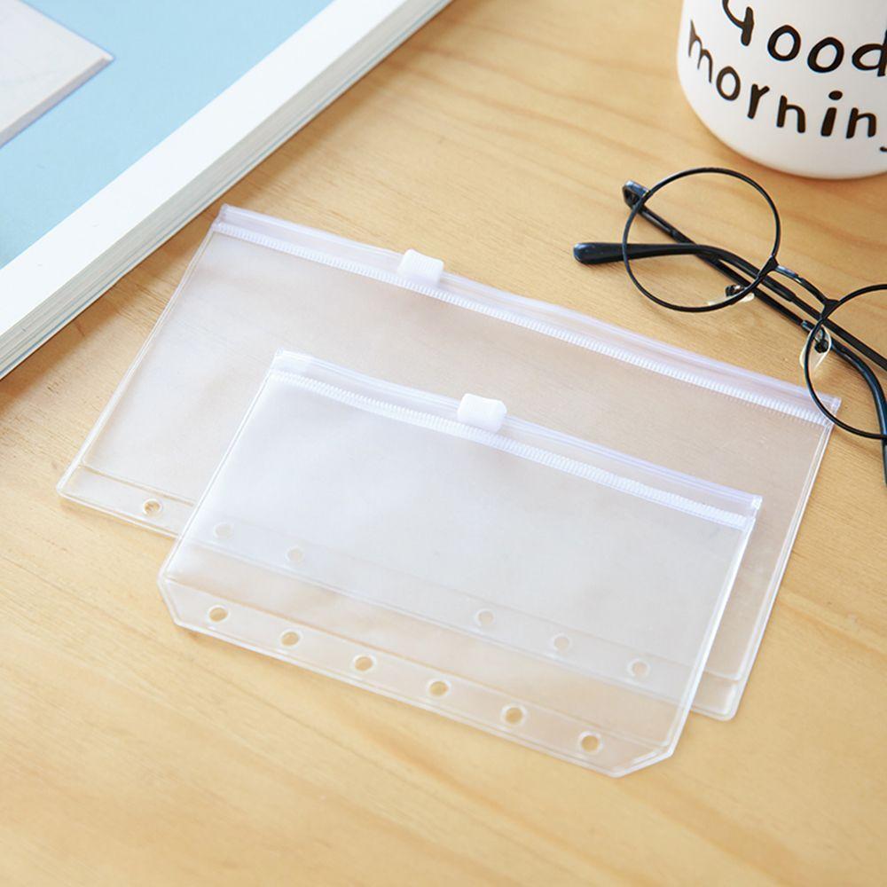 1/5PCS Zipper Plastic Resealable Zip Lock PVC Storage Pouch Bag Matte Clear