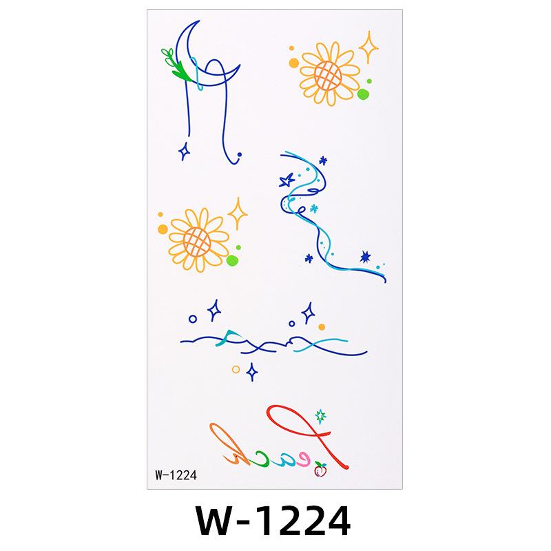 Cartoon Tattoo Sticker Waterproof Small Fresh Children Cute Tattoo Sticker Temporary Tattoo
