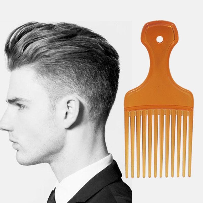 1 шт., расческа с широкими зубьями, вилка, вставка для расчески, расческа для волос, пластиковая зубчатая расческа для вьющихся афро-волос, инструменты для укладки волос