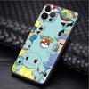 Чехол для Apple iPhone 11 13 14 12 Pro 7 Plus XR X XS Max 6 6S 13Pro Max черный силиконовый чехол для телефона Pika Pokemoon Cute