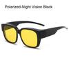 That Can Be Worn over Other Glasses for Driving Riding Fit Over Glasses Sunglasses Polarized Wrap Around Square Shades