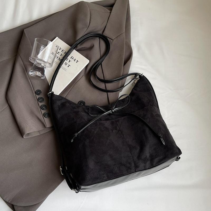 Stylish Vintage Women's Bucket Bag Large Capacity Casual Crossbody Purse For Everyday Use